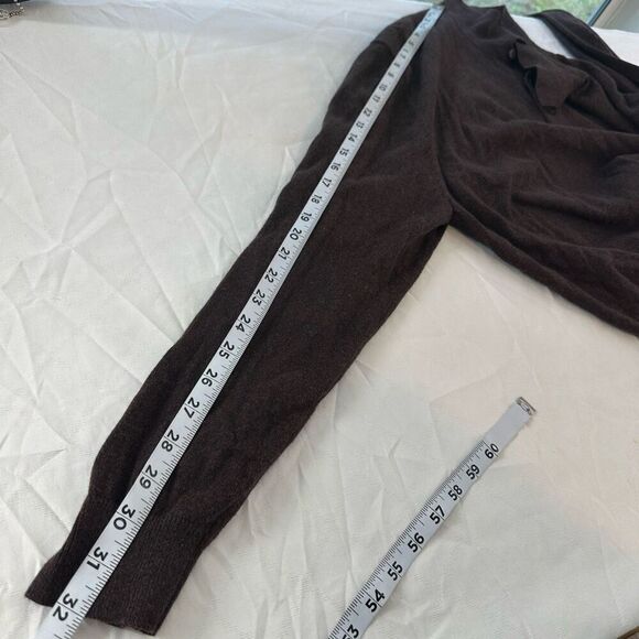 Eddie Bauer Cotton Cashmere Brown Quarter Button Sweater Men’s XL Casual Cozy - Picture 8 of 10